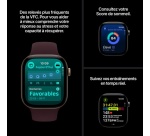 Apple watch Apple Watch Series 12 GPS 46 mm Boîtier en aluminium Bronze foncé avec Bracelet Sport Olive - S/M