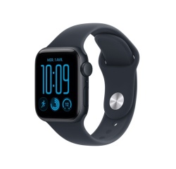 Apple watch Apple Watch SE 3 GPS 40 mm Boîtier en aluminium Minuit avec Bracelet Sport Bleu marine - M/L