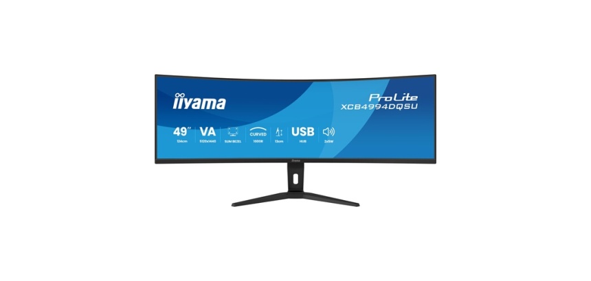 Ecran PC Iiyama XCB4994DQSU-B1 49" Incurvé QHD