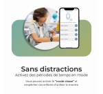 Montre connectée Savefamily GPS enfant Slim avec bracelet noir + Carte SIM française