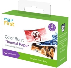 Accessoires photo Myfirst Papier thermique couleur éclatante Blanc pour Insta 20 Insta2 et WII