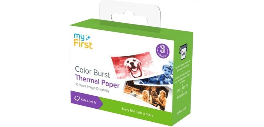 Accessoires photo Myfirst Papier thermique couleur éclatante Blanc pour Insta 20 Insta2 et WII