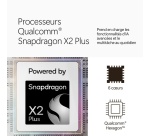 PC portable Microsoft Surface 13" Ecran Tactile Qualcomm Snapdragon X2 Plus 16 Go RAM 512 Go SSD Noir