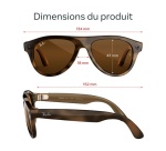 Lunettes connectées IA Meta Ray-Ban (Gen 3) Aviator Havana Verres marron