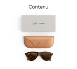 Lunettes connectées IA Meta Ray-Ban (Gen 3) Aviator Havana Verres marron