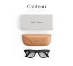 Lunettes connectées IA Meta Ray-Ban (Gen 3) Wayfarer Noir mat Verres transparents