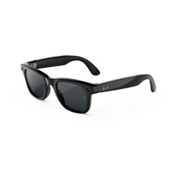 Lunettes connectées IA Meta Ray-Ban (Gen 3) Wayfarer Noir brillant Verres Transitions gris