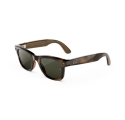 Lunettes connectées IA Meta Ray-Ban (Gen 3) Wayfarer Havana Verres verts