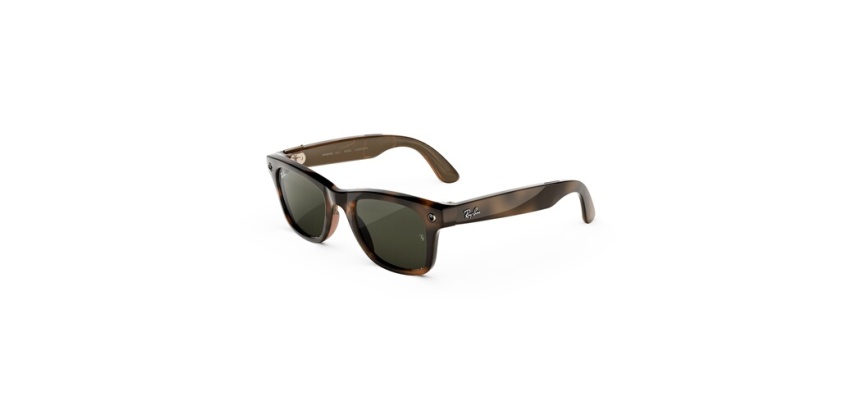 Lunettes connectées IA Meta Ray-Ban (Gen 3) Wayfarer Havana Verres verts