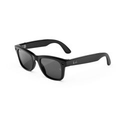 Lunettes connectées IA Meta Ray-Ban (Gen 3) Wayfarer Noir mat Verres gris