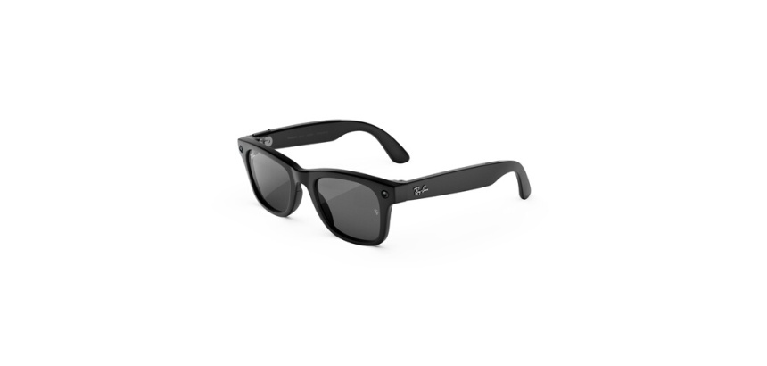 Lunettes connectées IA Meta Ray-Ban (Gen 3) Wayfarer Noir mat Verres gris