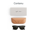 Lunettes connectées IA Meta Ray-Ban (Gen 3) Wayfarer Noir brillant Verres polarisés verts