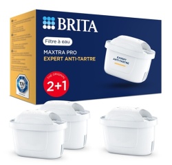 Cartouche filtre à eau Brita Pack de 2+1 Maxtra Pro Expert anti-tartre