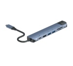Hub USB Accsup 7-en-1 Indigo