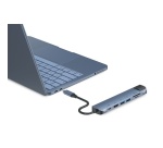 Hub USB Accsup 7-en-1 Indigo