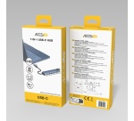 Hub USB Accsup 7-en-1 Indigo