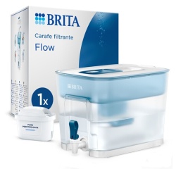 Bouteille et carafe filtrante Brita Distributeur d'eau filtrée Flow (8,2L) inclus 1 cartouche filtrante MAXTRA PRO All-in-1