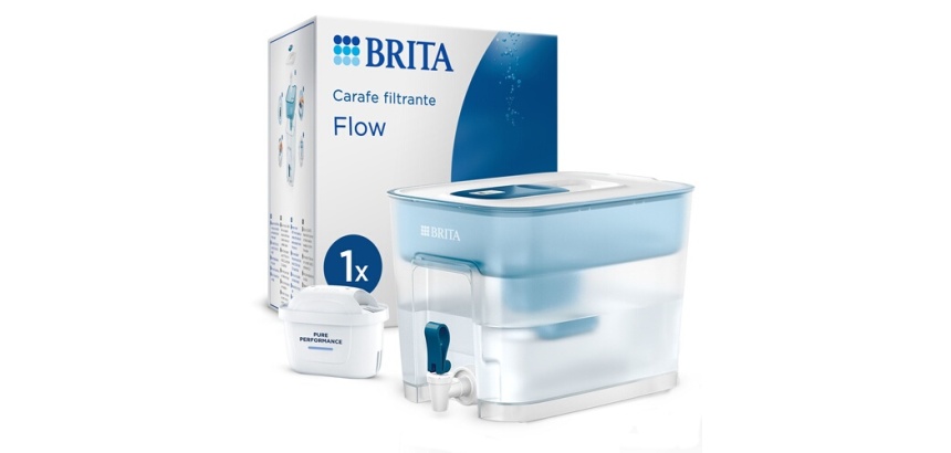 Bouteille et carafe filtrante Brita Distributeur d'eau filtrée Flow (8,2L) inclus 1 cartouche filtrante MAXTRA PRO All-in-1