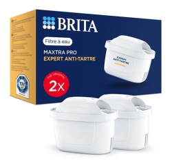 Cartouche filtre à eau Brita PACK DE 2 CARTOUCHES FILTRANTES MAXTRA PRO EXPERT ANTI-TARTRE