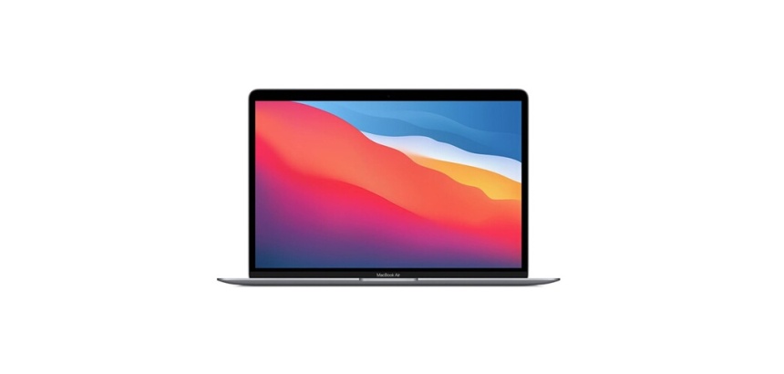 MacBook Apple Air 13" 256 Go SSD 8 Go RAM Puce M1 CPU 8 cœurs GPU 7 cœurs Gris sidéral 2020 Reconditionné