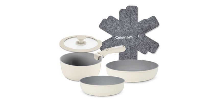 Batterie de cuisine Cuisinart ClickSmart Beige