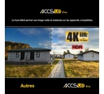 Accessoire TV vidéo Accsup Pro CABLE HDMI 2M 4K