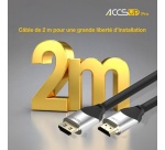 Accessoire TV vidéo Accsup Pro CABLE HDMI 2M 4K