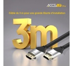 Accessoire TV vidéo Accsup Pro CABLE HDMI 3M 4K