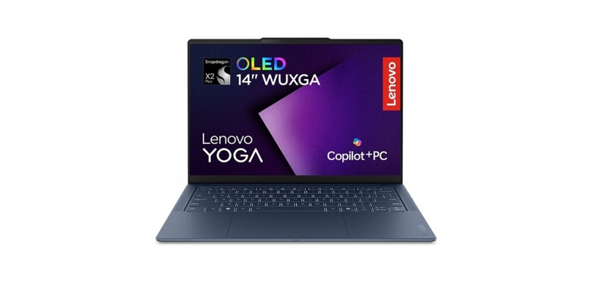 PC portable Lenovo Yoga Slim 7 14" OLED Copilot+PC Qualcomm 16 Go RAM 512 Go SSD Bleu
