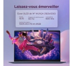 PC portable Lenovo Yoga Slim 7 14" OLED Copilot+PC Qualcomm 16 Go RAM 512 Go SSD Bleu