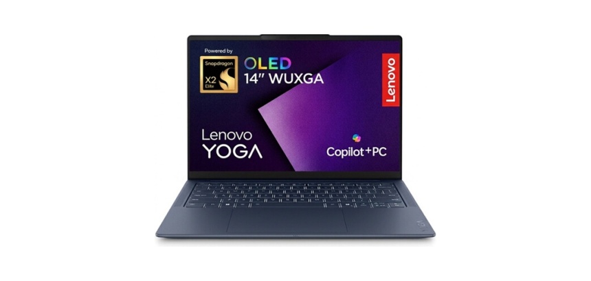 PC portable Lenovo Yoga Slim 7 14Q8Y11 14" WUXGA OLED 60 Hz Copilot+PC Snapdragon X2 32 Go RAM 1 To SSD Bleu cosmique