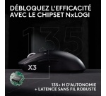 Souris Logitech gaming sans fil Pro X3 Superstrike Noir