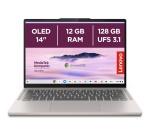 PC portable Lenovo Chromebook 14M9610 14" MediaTek Kompanio Ultra 12 Go RAM 128 Go SSD Beige