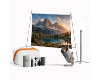 Vidéoprojecteur Xgimi Pack grand écran MoGo 4 + Pied avec batterie + Ecran + Sacoche + Kit de nettoyage