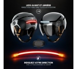 Casque vélo Casr de protection avec caméra Taille L Gris métal