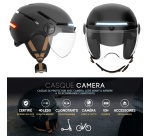 Casque vélo Casr de protection avec caméra Taille M Noir