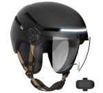 Casque vélo Casr de protection avec caméra Taille L Noir