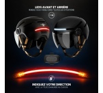 Casque vélo Casr de protection avec caméra Taille L Noir