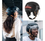 Casque vélo Casr de protection avec caméra Taille L Noir