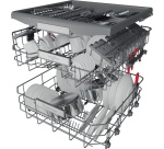 Lave-vaisselle encastrable Whirlpool W0BD851AX Argent