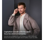 Ecouteurs Shokz sans fil à conduction aérienne True Wireless OpenFit Pro avec réduction de bruit Noir
