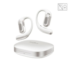 Ecouteurs Shokz sans fil à conduction aérienne True Wireless OpenFit Pro avec réduction de bruit Blanc