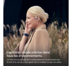 Ecouteurs Shokz sans fil à conduction aérienne True Wireless OpenFit Pro avec réduction de bruit Blanc