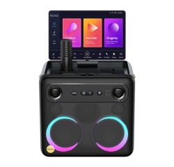 Lecteur Karaoké Ikarao Break X2 Enceinte portable avec écran tactile 10,1" et 2 microphones sans fil 300 W
