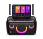 Lecteur Karaoké Ikarao Break X1 Enceinte portable avec écran tactile 13,3" et 2 microphones sans fil 460 W