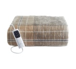 Couverture chauffante Dreamland Indulgent Days XL 180x140cm Tartan Beige