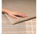 Couverture chauffante Dreamland Indulgent Days XL 180x140cm Tartan Beige