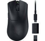 Souris Razer DeathAdder V3 HyperSpeed Noir - Gaming Esport sans fil - forme ergonomique, 6 boutons programmables, 30 000 DPI
