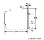 Four encastrable Neff B2ACJ7AG0 Intégrable Noir-Gris