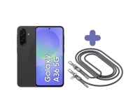 Smartphone Samsung Galaxy A36 6/128 Go Noir + bandoulière